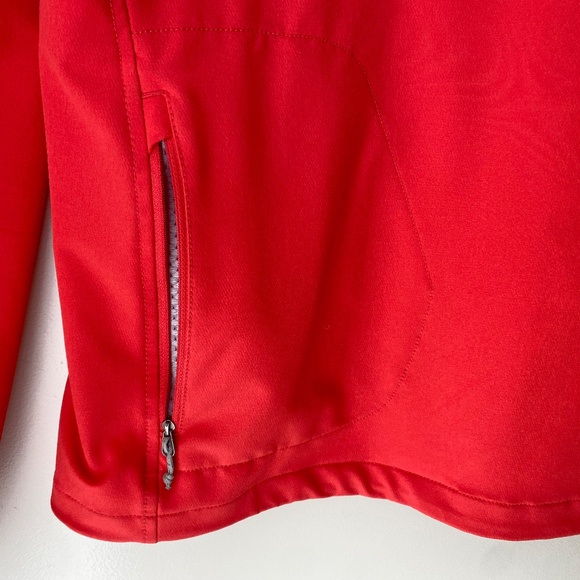 The North Face womens medium Apex TNF 1/4 Zip HOT PINK pullover Jacket - Picture 7 of 7